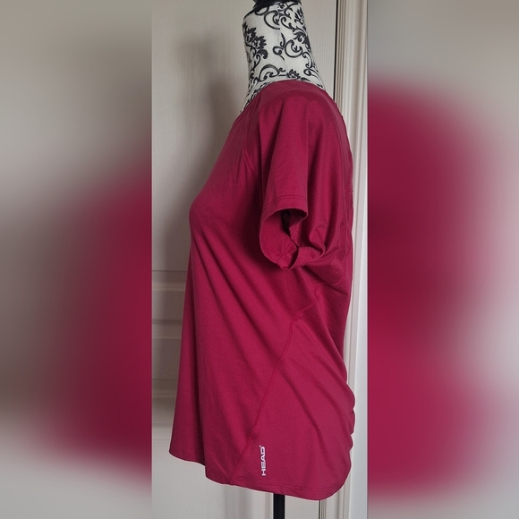 HEAD Lrg Pink Short Sleeve Top - Picture 3 of 4